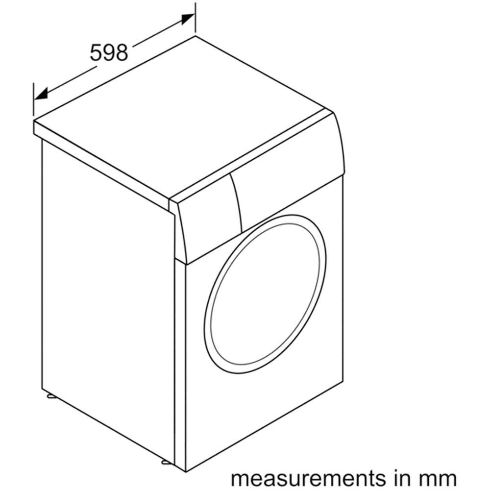 Bosch WGB256A2GB Series 8 10kg with 1400 Spin Washing Machine White - A Rated