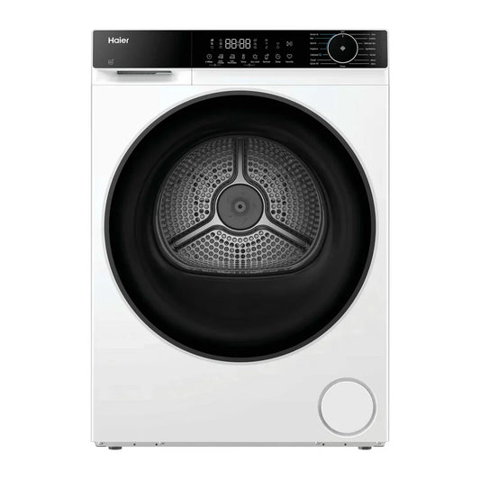 Haier HD80-D357U1 8kg Freestanding Heat Pump Tumble Dryer White - D Rated
