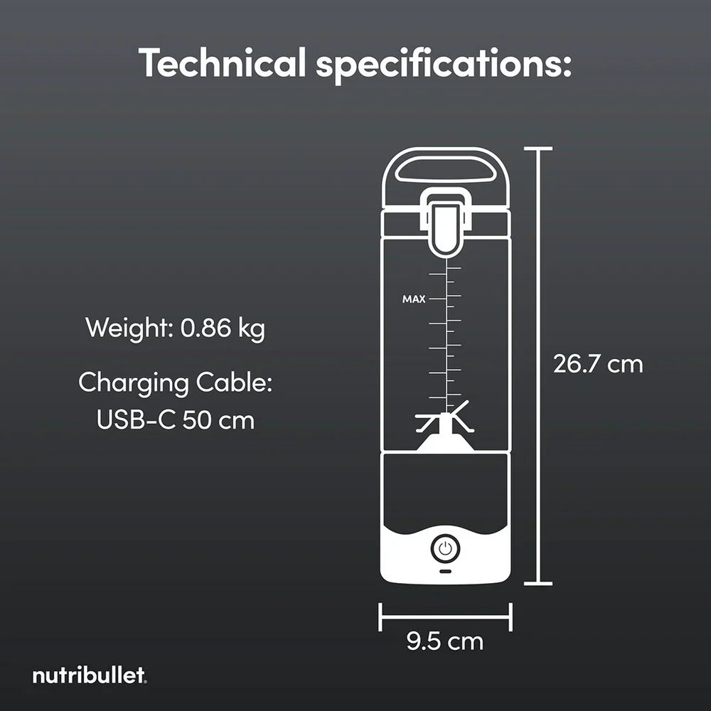 Nutribullet McLaren F1 Team Edition Portable Blender 2778 – Papaya